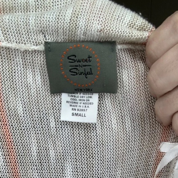 💛 SweetNSinful Fringe Longsleeve Cardigan Hi low - Picture 7 of 7